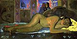 Paul Gauguin Famous Paintings - Nevermore Oh Tahiti